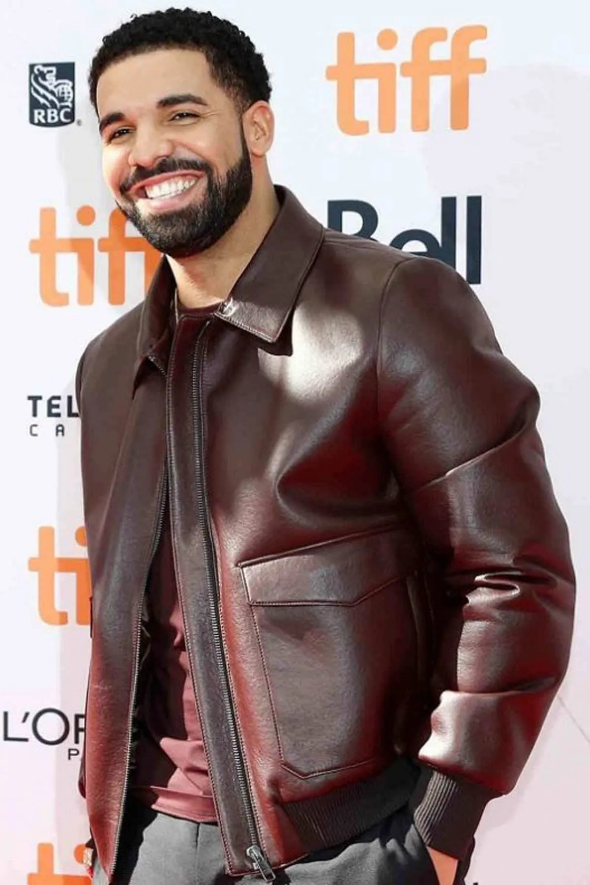 Aubrey Drake Graham Leather Jacket For Men’s #1