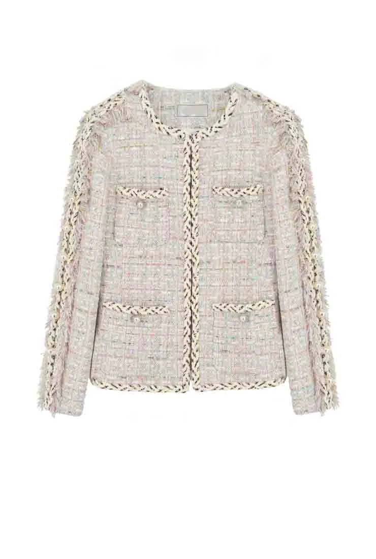 Autumn Elegant Tweed Jacket