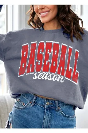 Baseball Season Graphic Sweatshirts