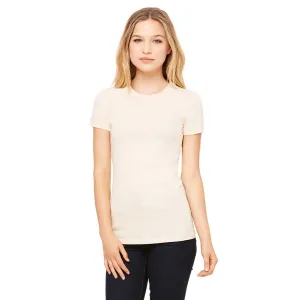 Bella   Canvas Women's Soft Cream Jersey Short-Sleeve T-Shirt