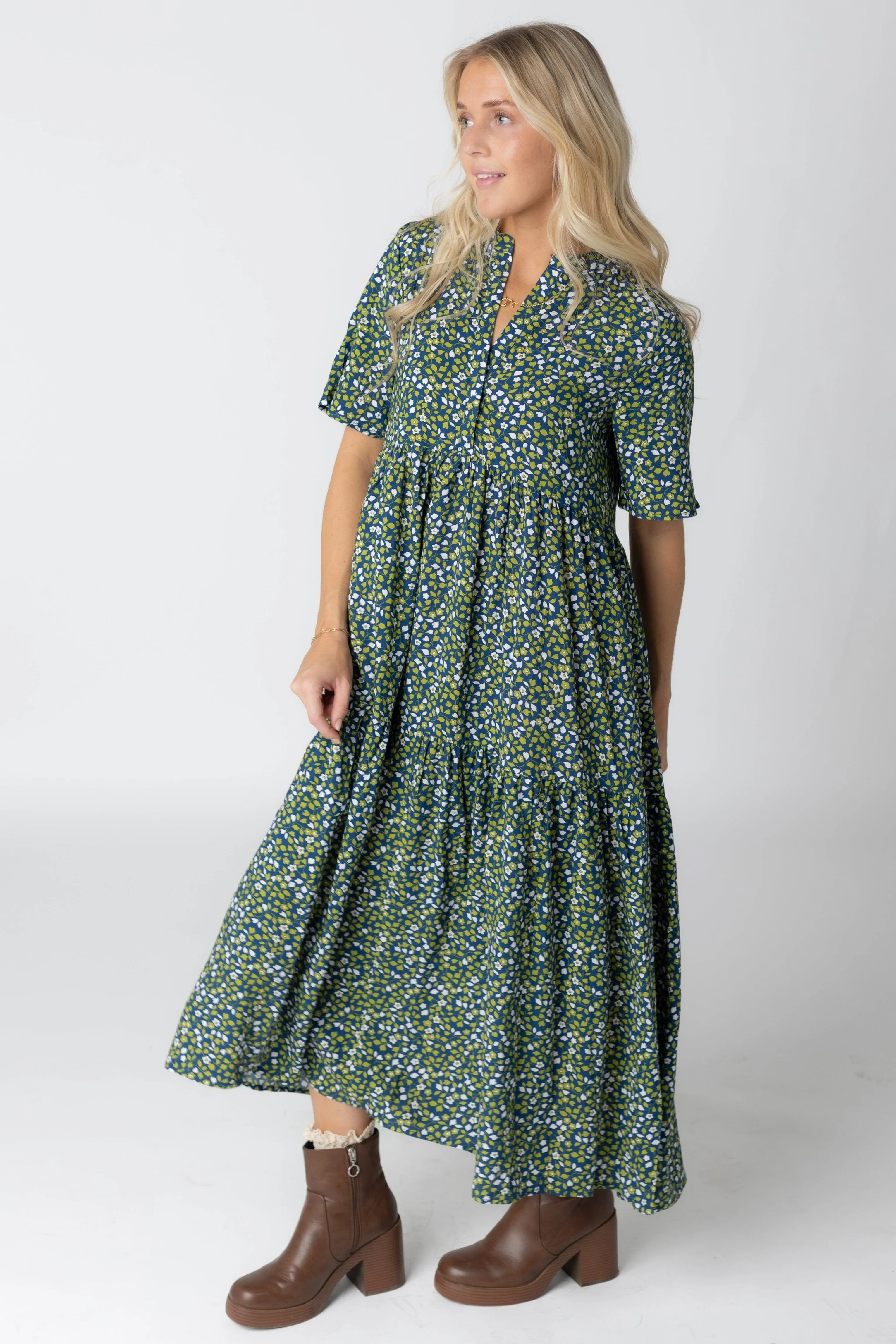 Brass & Roe Pondering Print Dress