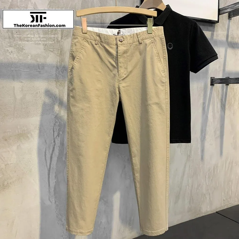 Breathable Cotton Retro Casual Pants