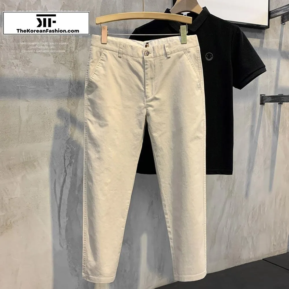 Breathable Cotton Retro Casual Pants