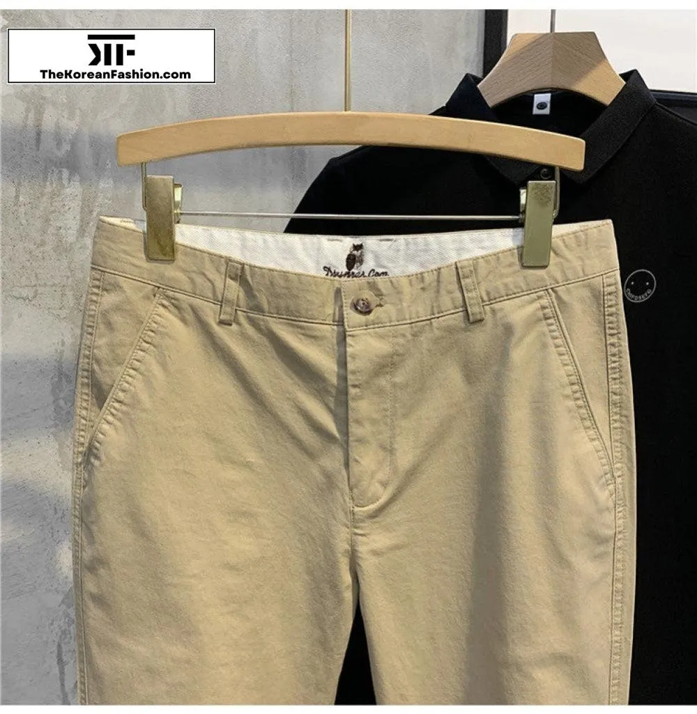 Breathable Cotton Retro Casual Pants