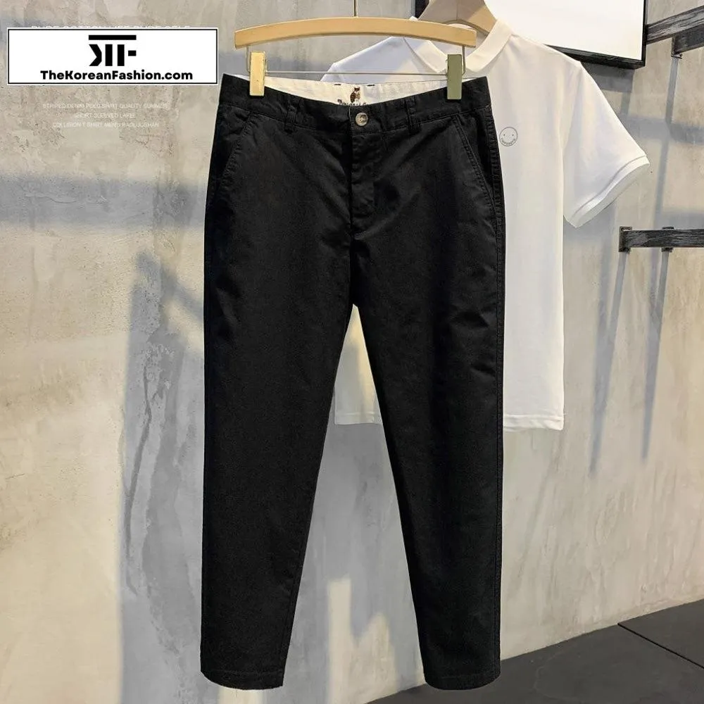 Breathable Cotton Retro Casual Pants