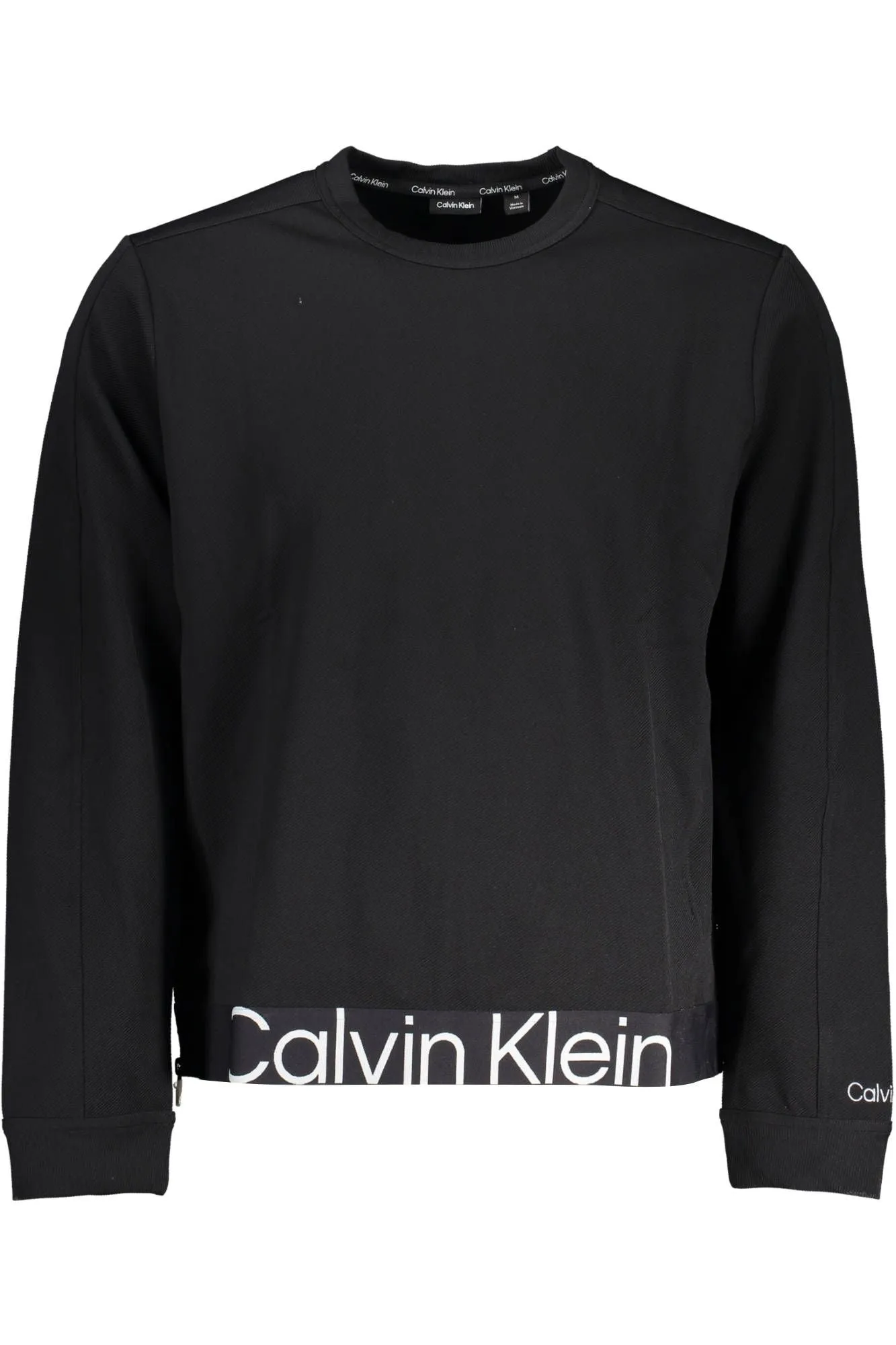 Calvin Klein Black Polyester Men Sweater