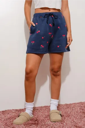 Cherry Babe Sweat Shorts