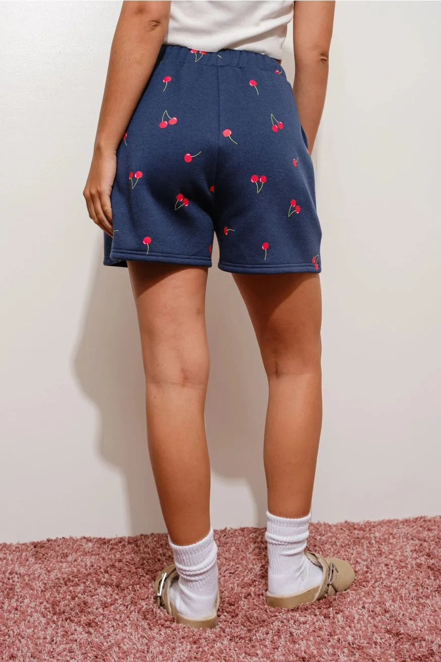 Cherry Babe Sweat Shorts