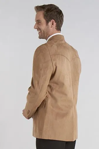 Circle S Mens Camel 100% Microsuede Houston Western Jacket Blazer 54 LX