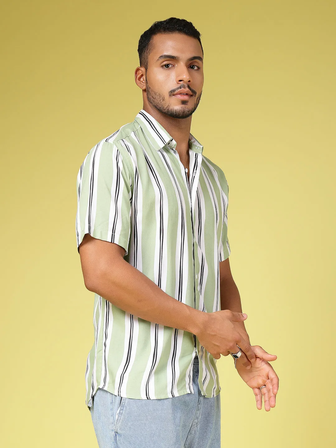 Classic Men's Stripes Shirt