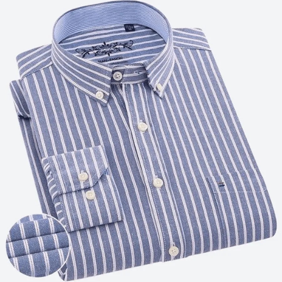 Classic Oxford Long Sleeve Cotton Shirts