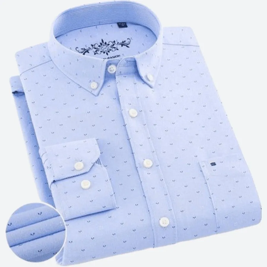 Classic Oxford Long Sleeve Cotton Shirts