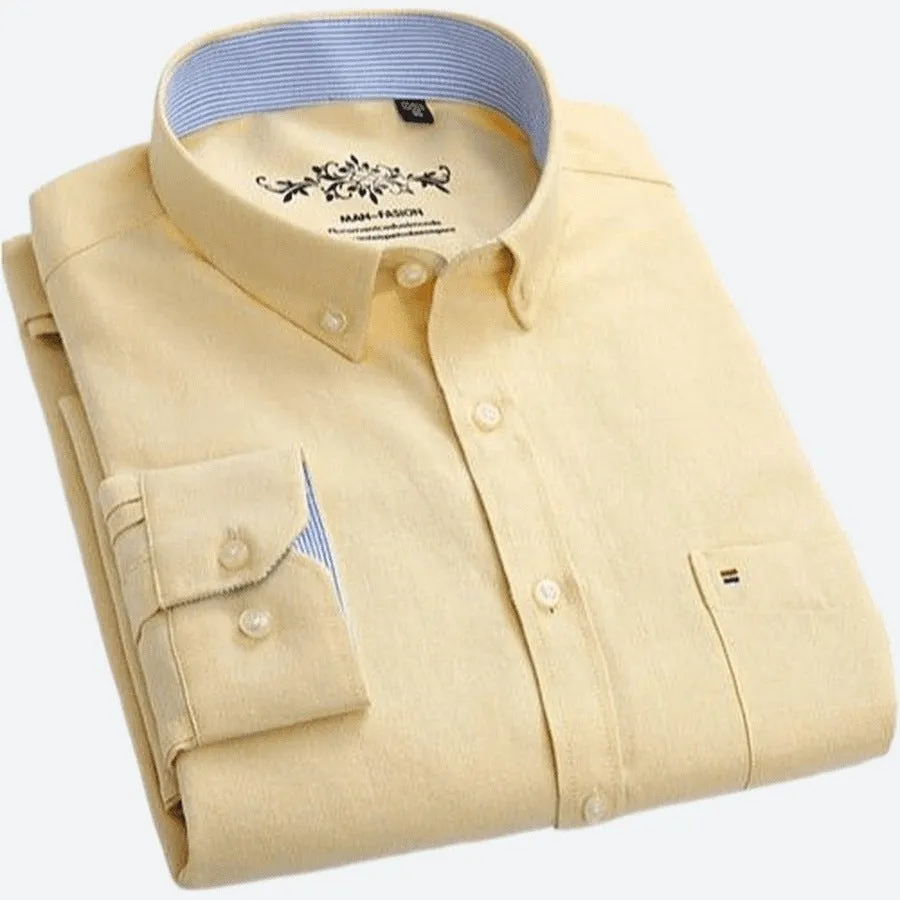 Classic Oxford Long Sleeve Cotton Shirts