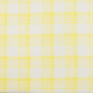 Crepe Chiffon - DAISY - Big Plaid - Yellow