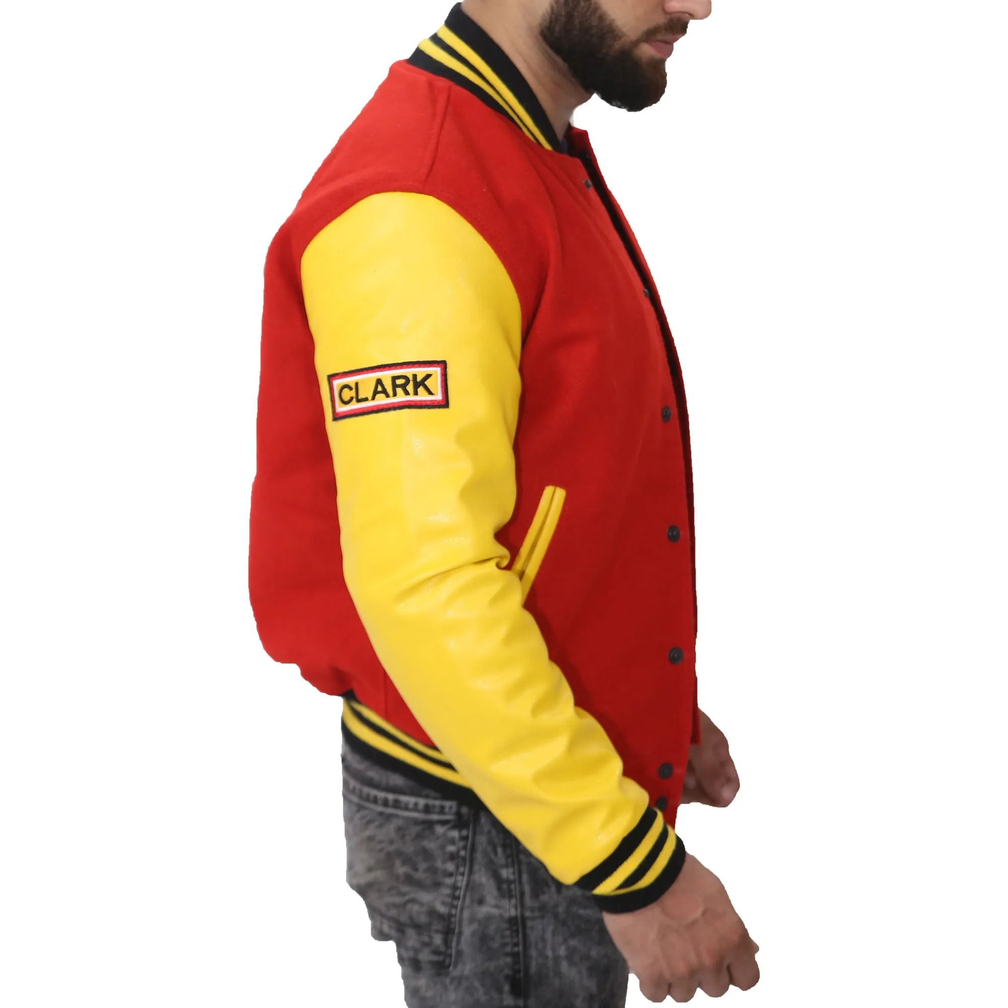 Crows Smallville Tom Welling Varsity Letterman Jacket