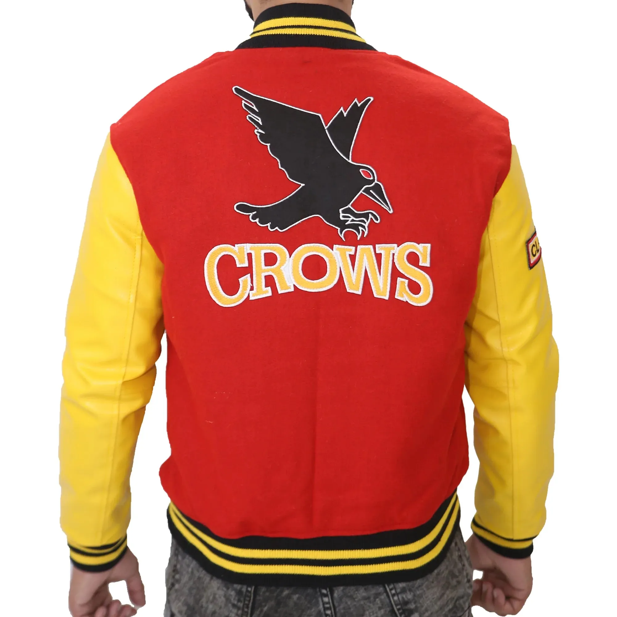 Crows Smallville Tom Welling Varsity Letterman Jacket