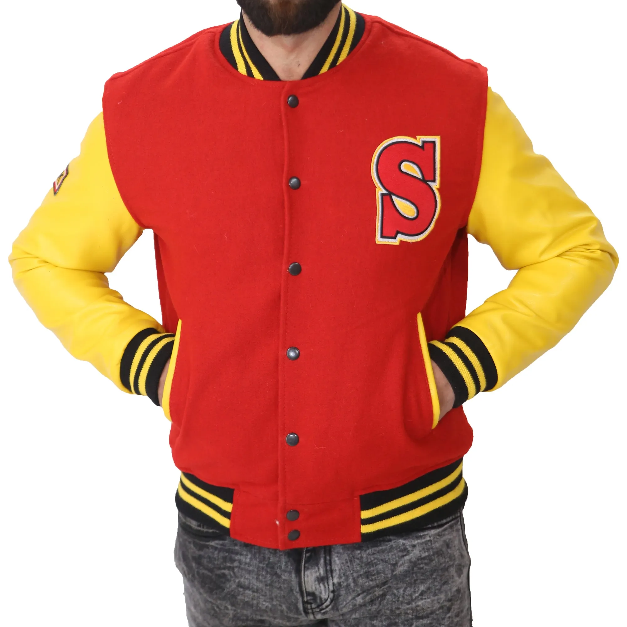 Crows Smallville Tom Welling Varsity Letterman Jacket