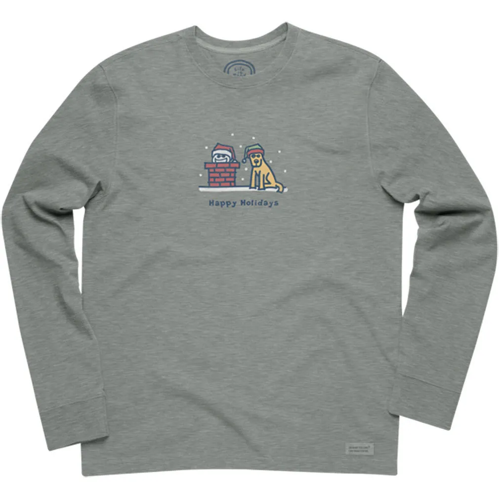 Crusher L/S Holiday Chimney T-Shirt by Life is good