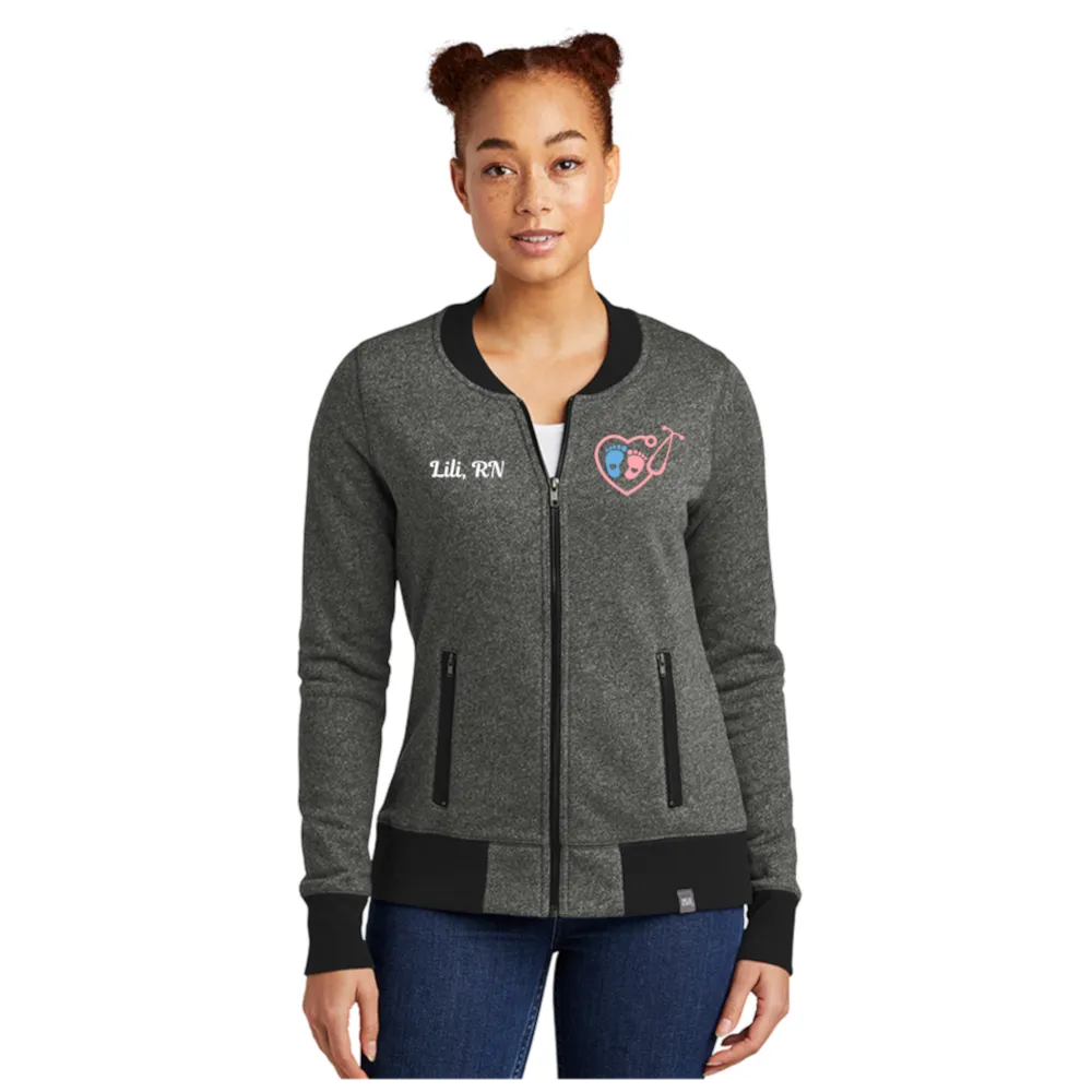 Custom Nurse Full Zip Jacket Labor and Delivery