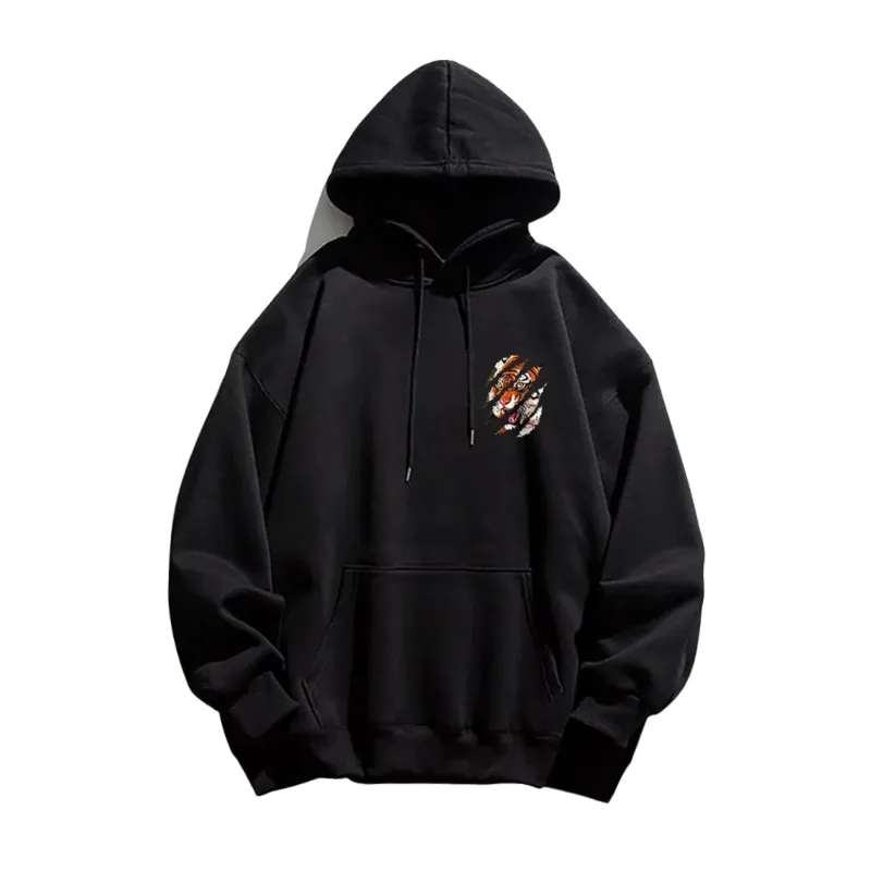 Dark Letter Graphic Hoodies