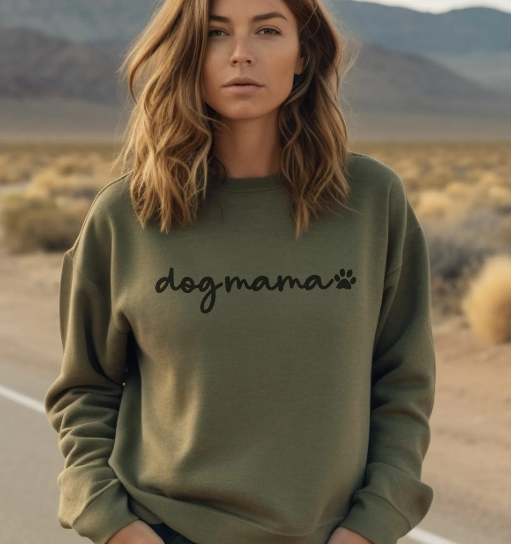 Dog Mama Sweatshirt - Relaxed Fit