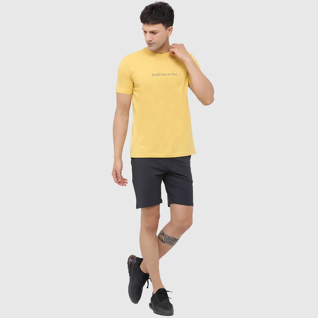 Essential Liner T-shirt-Ocher