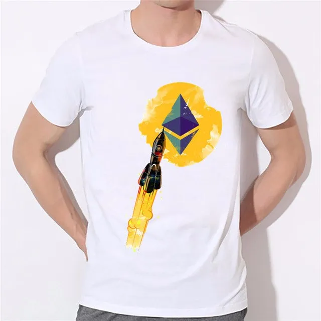 Ethereum classic t shirt short sleeve etc