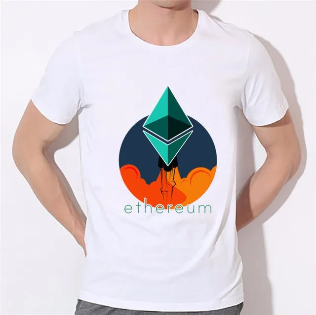 Ethereum classic t shirt short sleeve etc