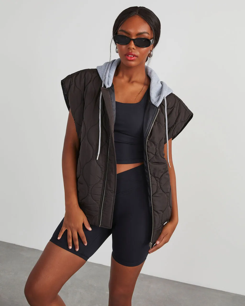 Fall And Forever Hooded Puffer Vest