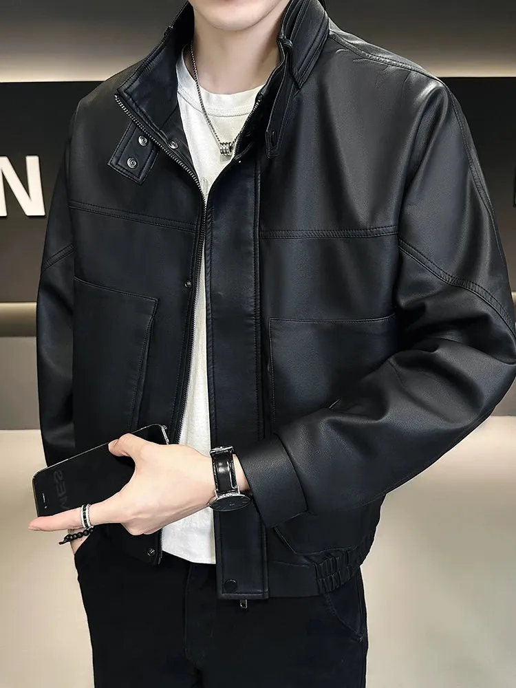 Fall/Winter Korean Style Trendy Slim Fit Jacket Motorcycle