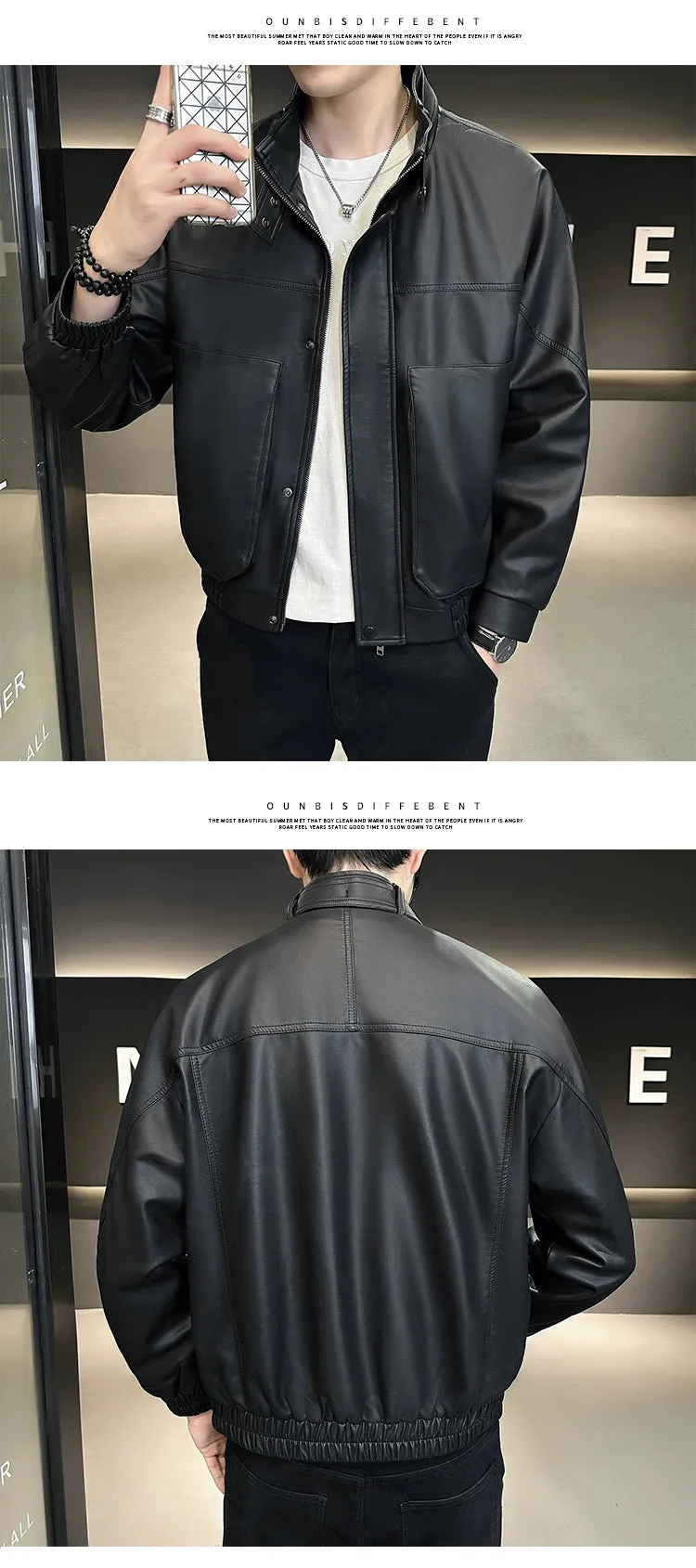 Fall/Winter Korean Style Trendy Slim Fit Jacket Motorcycle