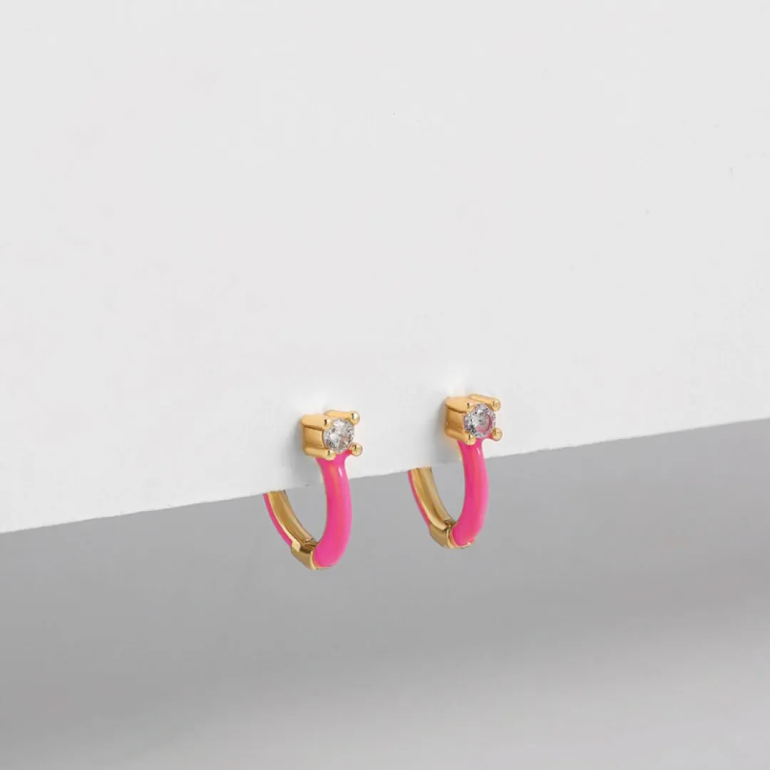 Flirt Huggie Earrings