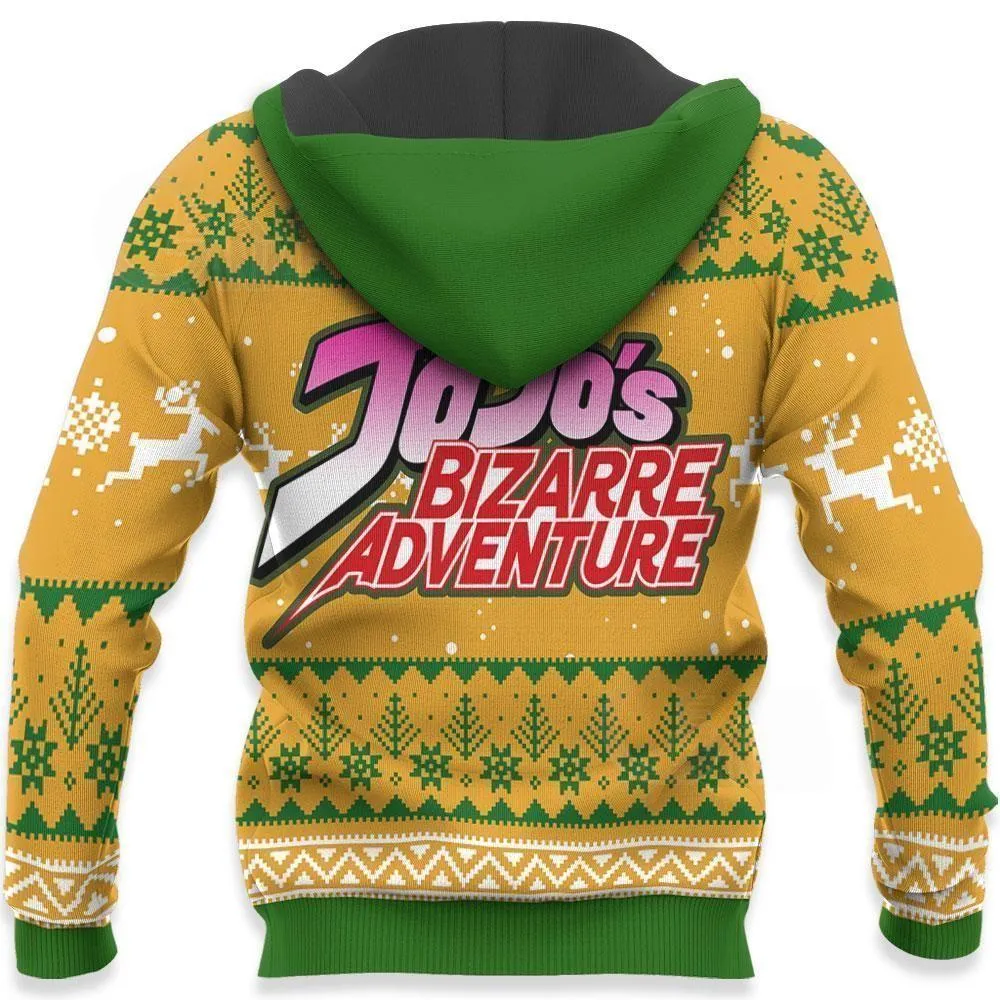 Giftngon - Dio Brando Ugly Christmas Sweater JoJo's Anime Xmas Hoodie