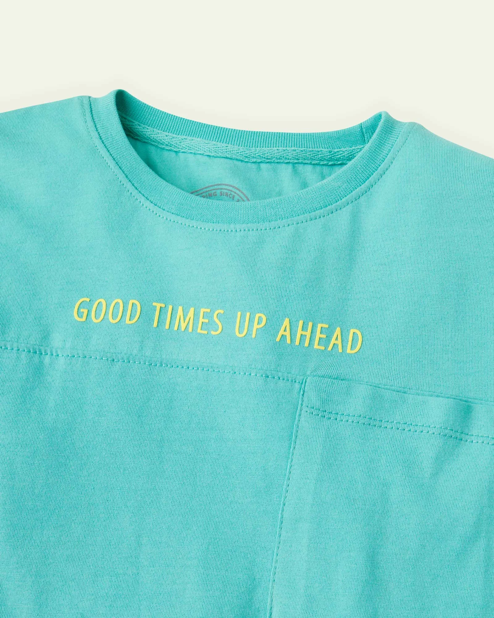 Good Times Oversized Green T-Shirt