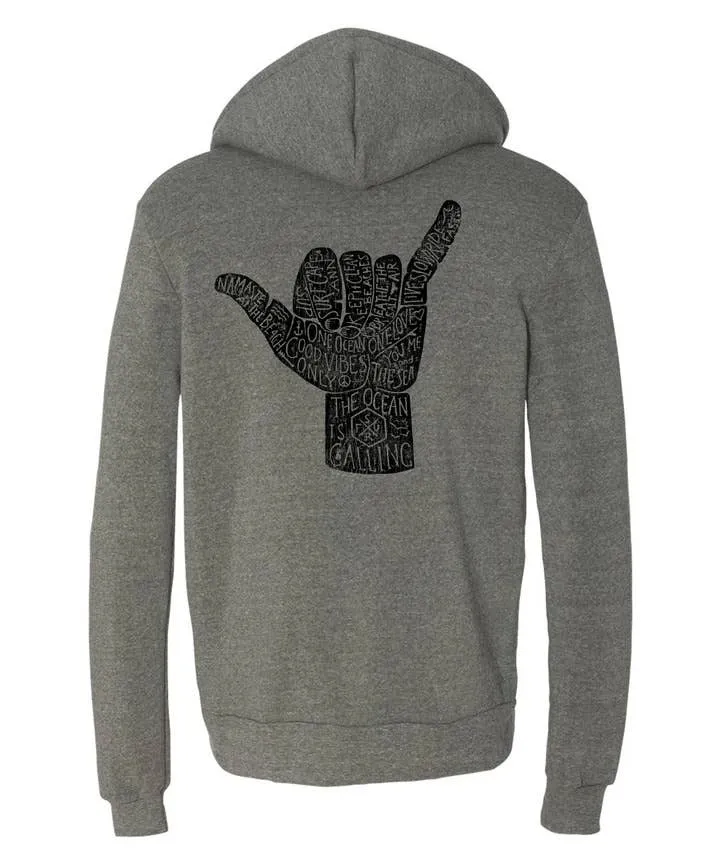 Hang Loose Shaka Hand Hoodie