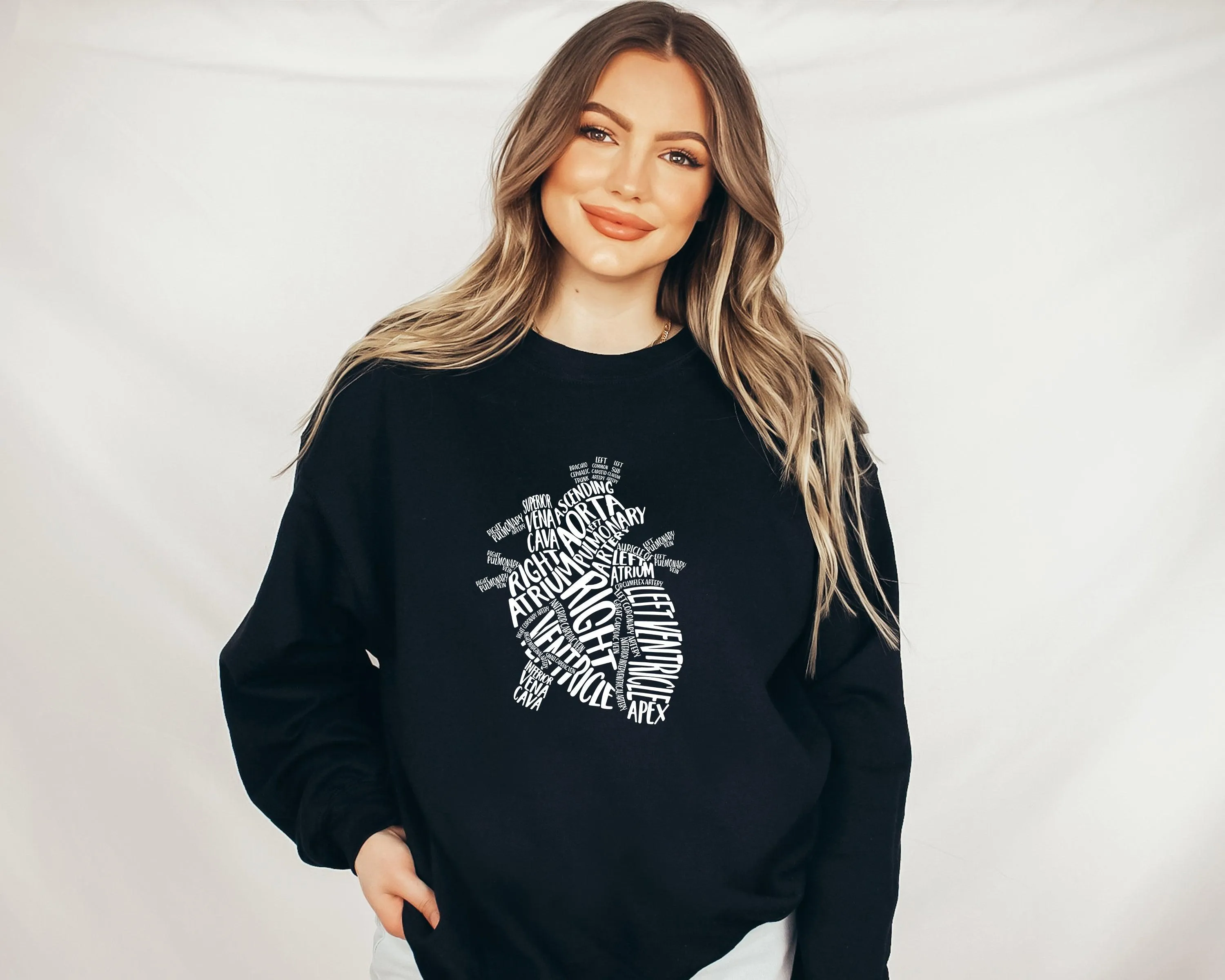 Heart Anatomy Classic Sweatshirt