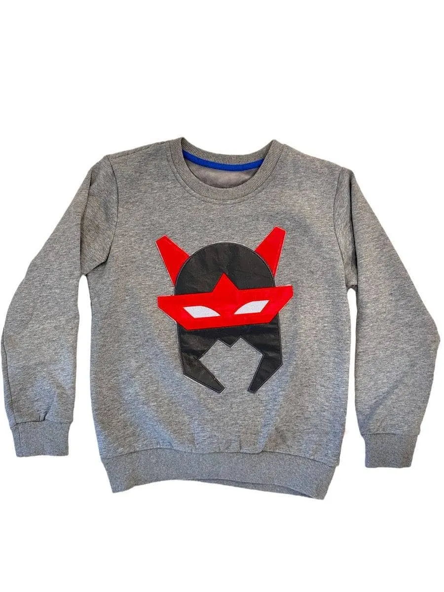 Hero Leather Mask Sweatshirt