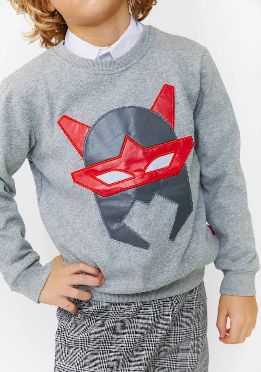 Hero Leather Mask Sweatshirt