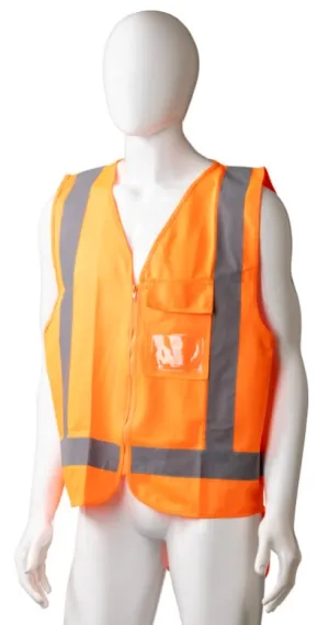 High Visibility Day/Night Safety Vest, Orange, XL Size x 24's Pack