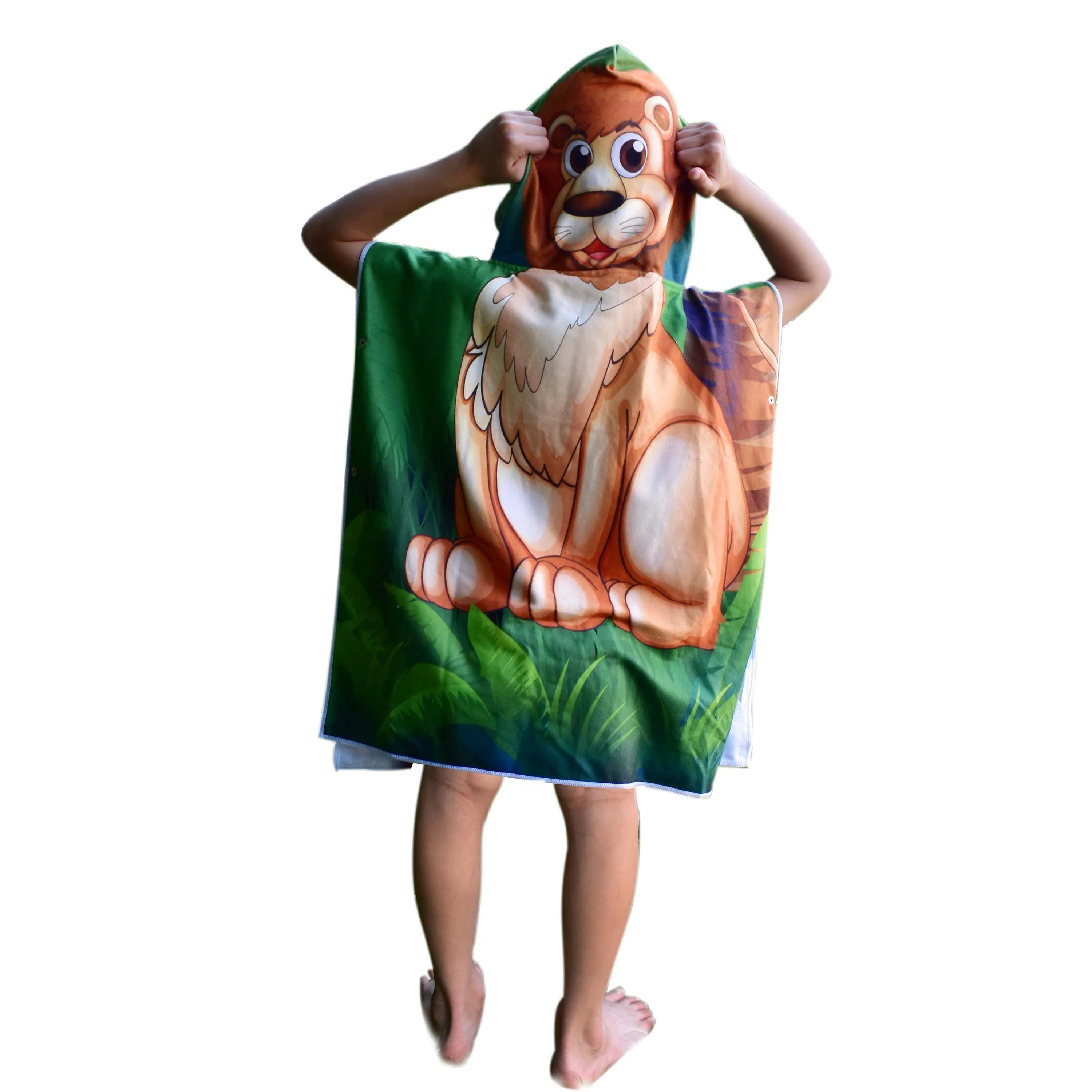 Hooded Towel - LION