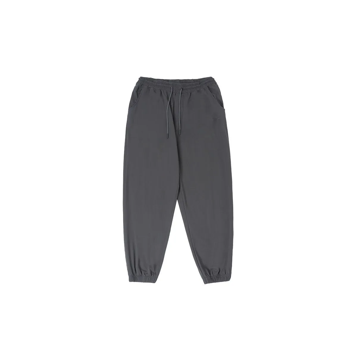 Icy Touch Draped Breathable Charcoal Jogger Pants