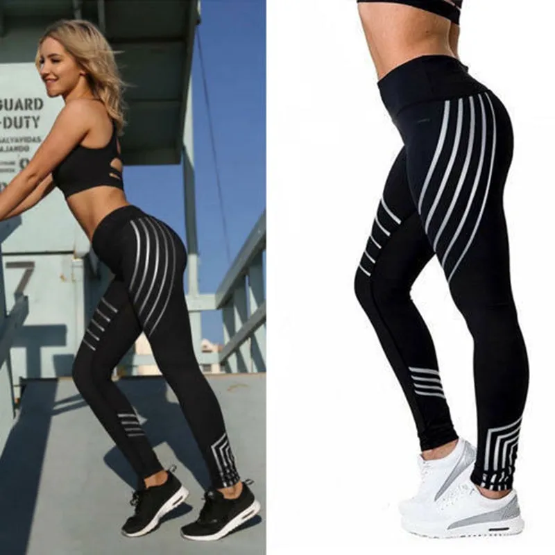 Illuminating Yoga High Waist Elasticity Leggings