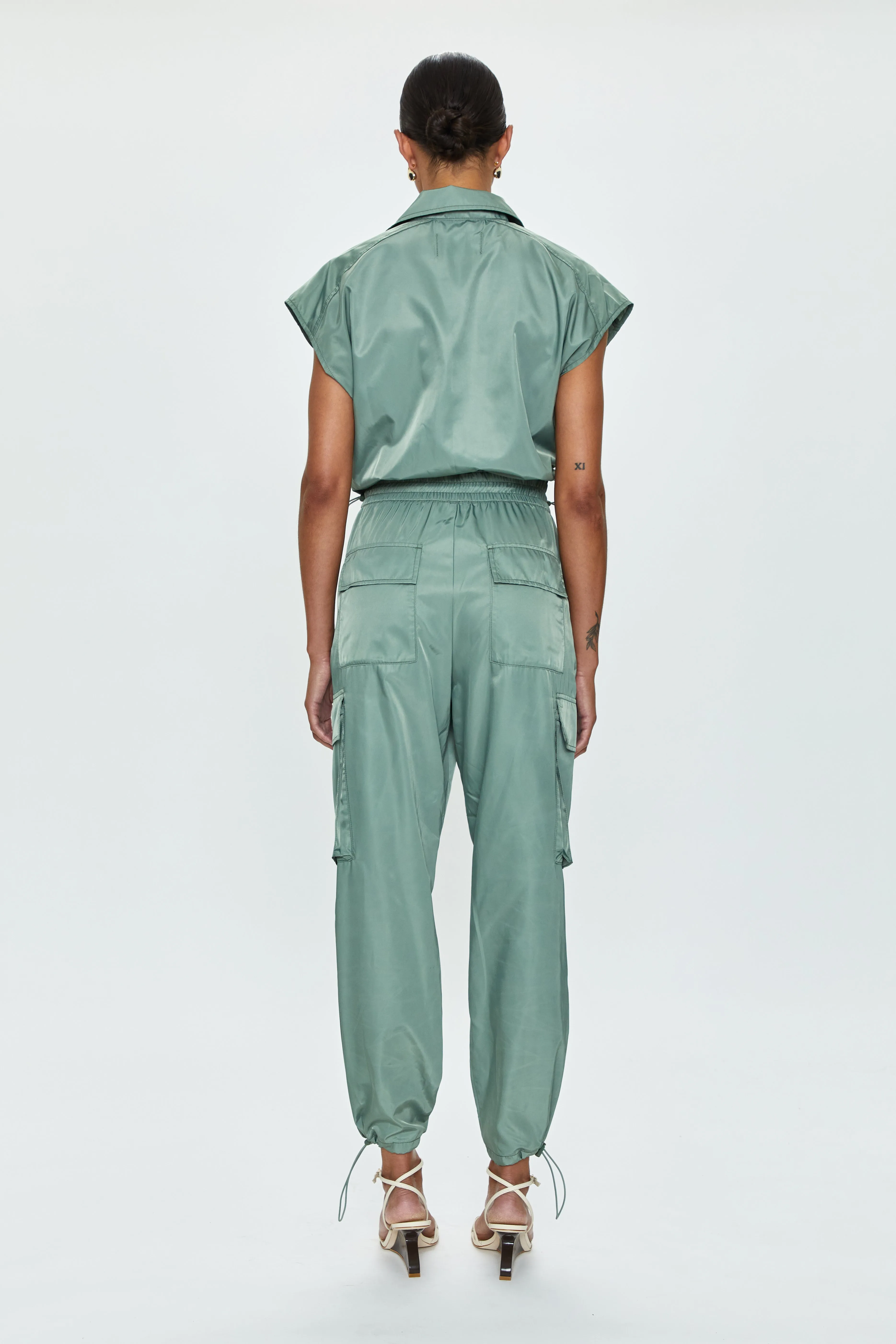 Jade Cargo Jumpsuit - Bluff