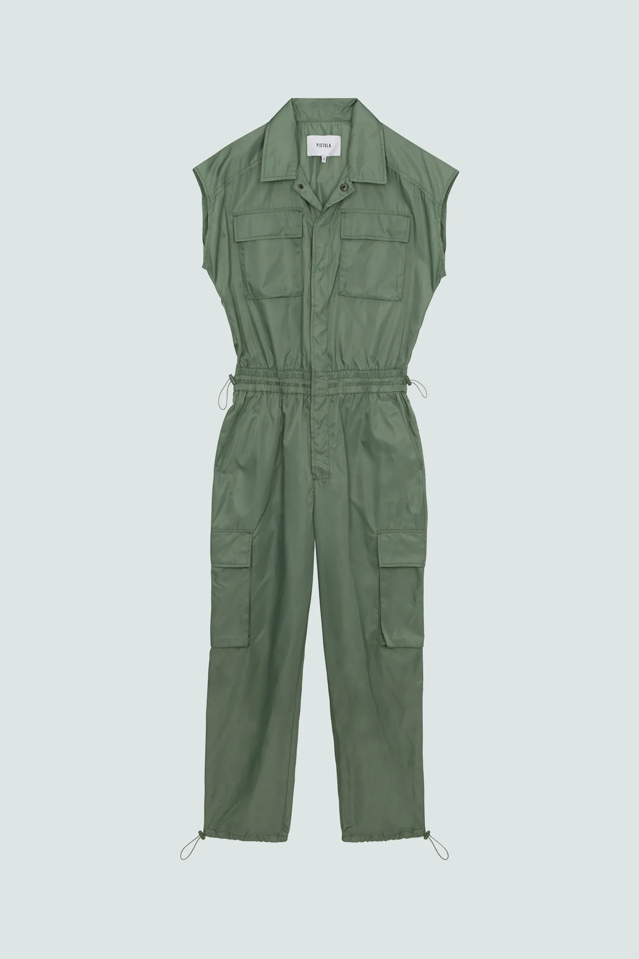 Jade Cargo Jumpsuit - Bluff