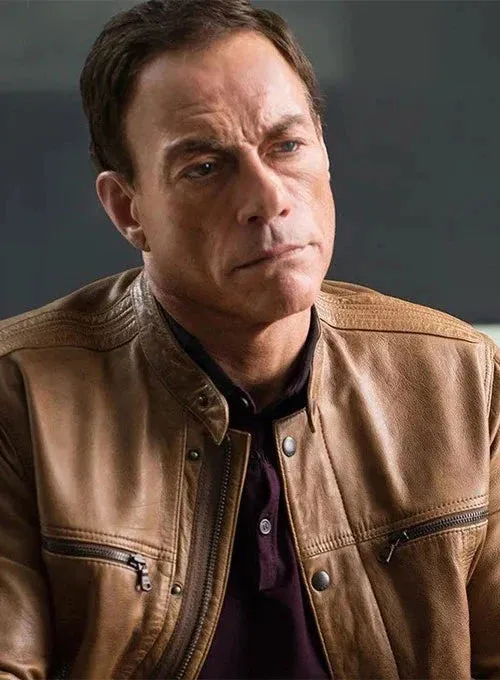 JOHNSON SEASON  LEATHER JACKET WORN BY JEAN CLAUDE VAN