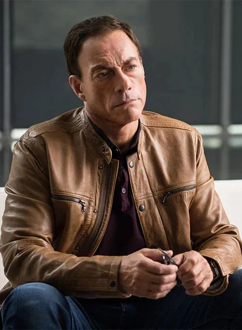 JOHNSON SEASON  LEATHER JACKET WORN BY JEAN CLAUDE VAN