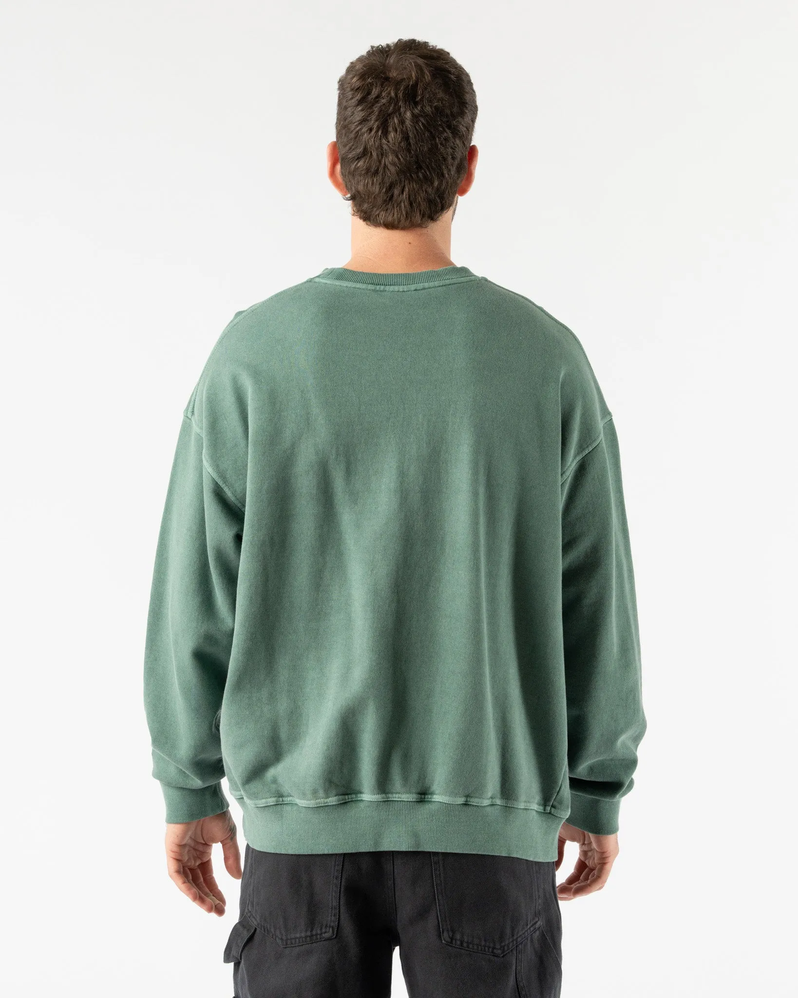 Kappy Pigment Sweatshirt in Deep Green