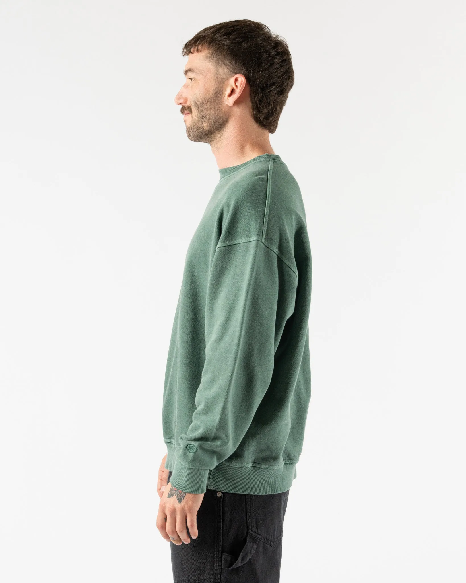 Kappy Pigment Sweatshirt in Deep Green