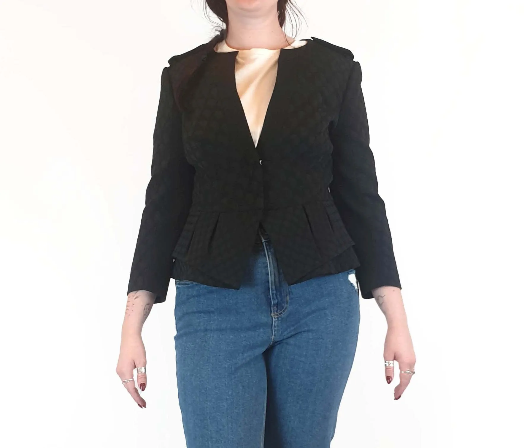 Karen Millen black formal / work jacket size UK 14