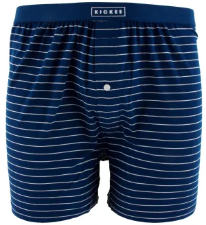 KicKee Pants Tokyo Navy Stripe Men's Boxer Short